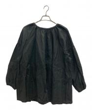 nest Robe (ネストローブ) リネンパネルギャザー2wayプルオーバー ブラック サイズ:FREE