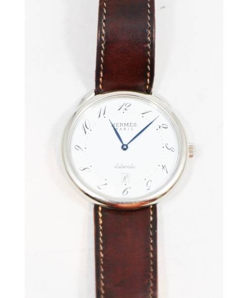 HERMES (エルメス) アルソー/腕時計 ホワイト（文字盤） AR4.810 2064193 自動巻き