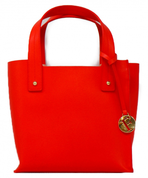 中古 古着通販 Furla フルラ スクエア ハンドバッグ オレンジ G6516 Sally ブランド 古着通販 トレファク公式 Trefac Fashion