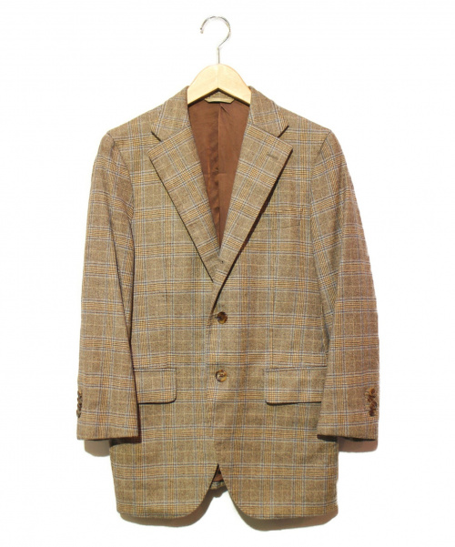 中古 古着通販 Azabu Tailor アザブテーラー ウールカシミヤテーラードジャケット ブラウン サイズ 44 Loro Piana社製生地 ブランド 古着通販 トレファク公式 Trefac Fashion