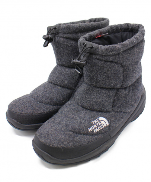中古 古着通販 The North Face ザノースフェイス ヌプシブーツ グレー サイズ 28cm Nf Nuptse Bootie Wool Ii Short ブランド 古着通販 トレファク公式 Trefac Fashion