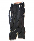NikeLab（ナイキラボ）の古着「再構築ナイロンパンツ」｜ブラック