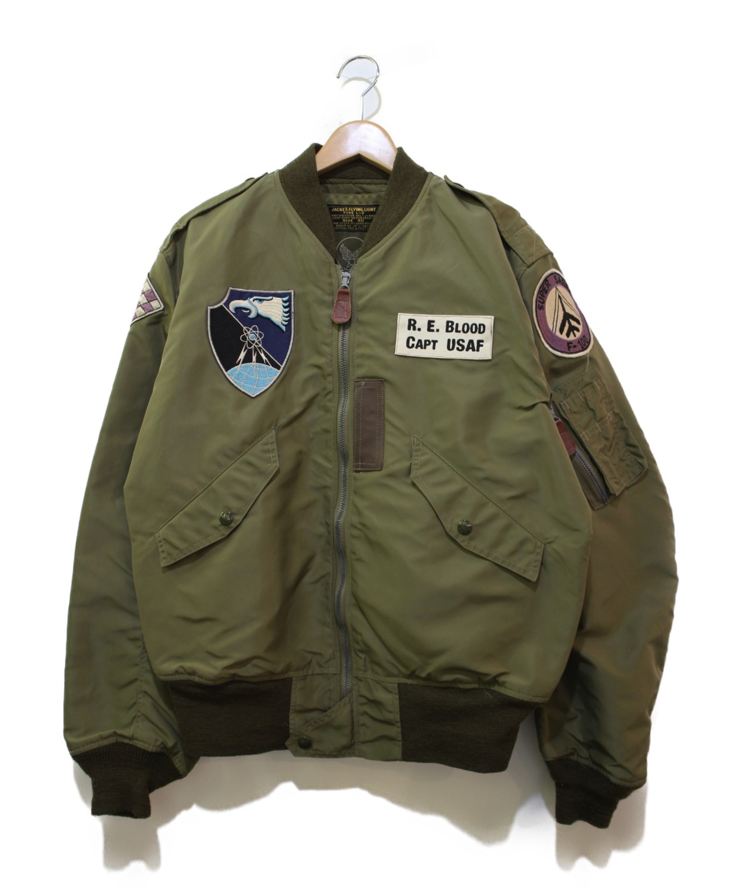 中古 古着通販 Buzz Ricksons バズリクソンズ L 2フライトジャケット オリーブ サイズ 40 Br L 2 American Pad ブランド 古着通販 トレファク公式 Trefac Fashion