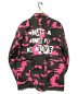 ELVIRA (エルビラ) ミリタリージャケット カーキ×ピンク サイズ:M：5800円