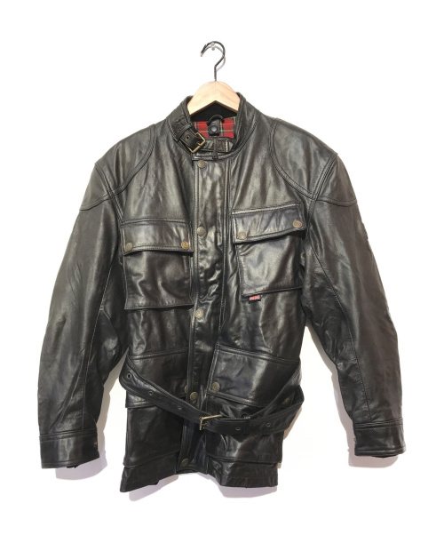 BELSTAFF（ベルスタッフ）BELSTAFF (ベルスタッフ) モーターサイクルレザージャケット ブラック サイズ:S パンサーの古着・服飾アイテム