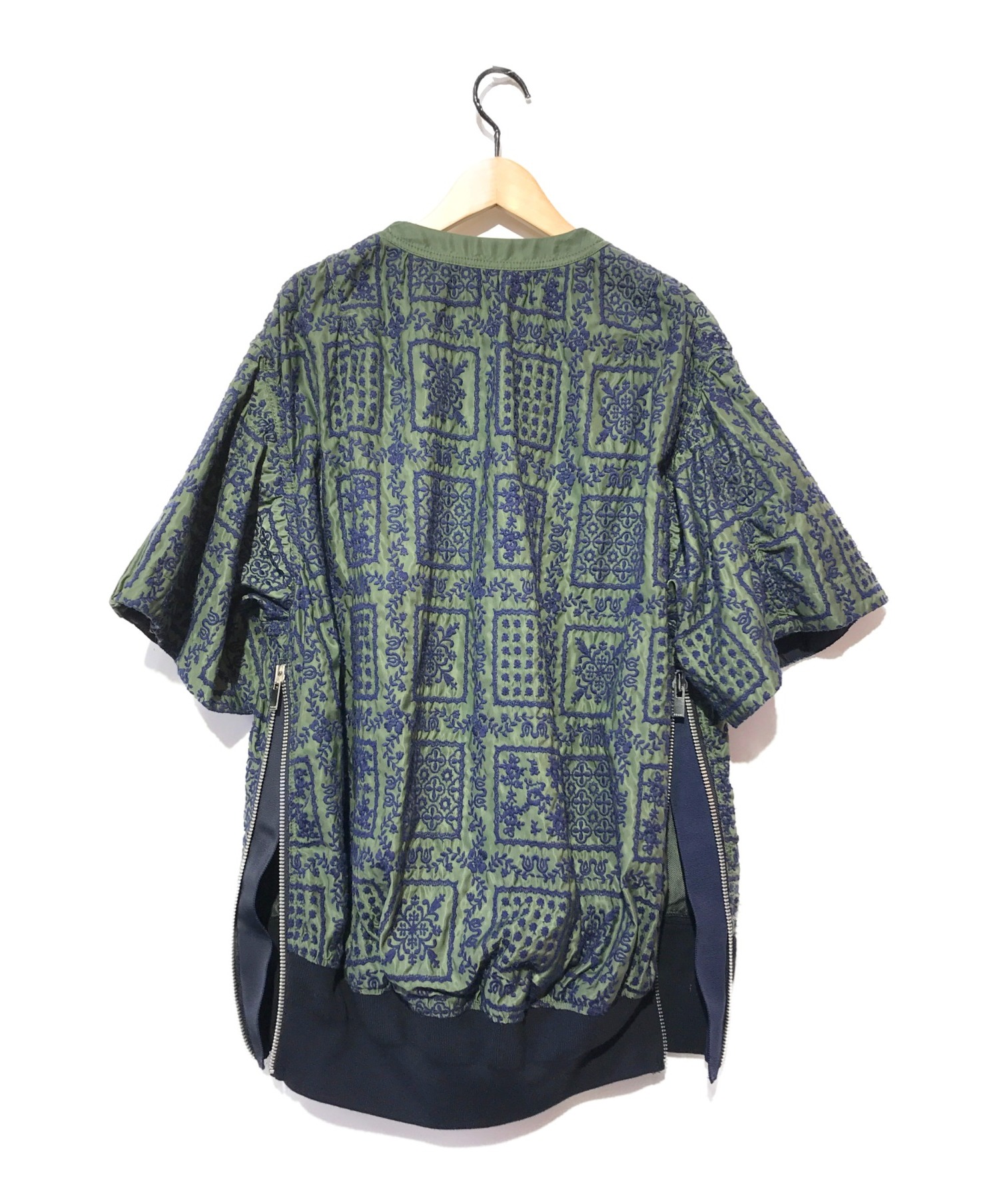 sacai 半袖 刺繍シャツ 18ss 定価32400円 - シャツ