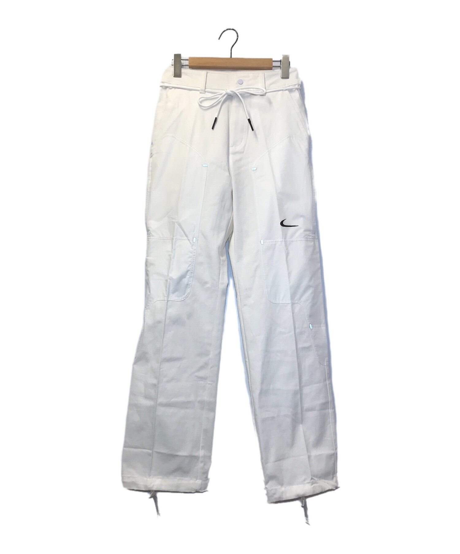 【中古・古着通販】NIKE×OFF WHITE (ナイキ×オフホワイト) コラボタクティカルパンツ ホワイト サイズXS｜ブランド・古着通販