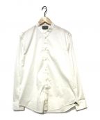 EMPORIO ARMANI（エンポリオアルマーニ）の古着「バンドカラーシャツ」｜ホワイト