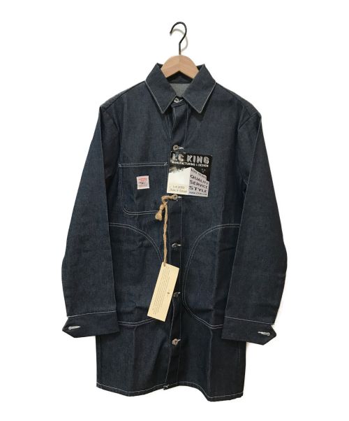 Pointer（ポインター）Pointer (ポインター) デニムロングジャケット インディゴ サイズ:XSの古着・服飾アイテム