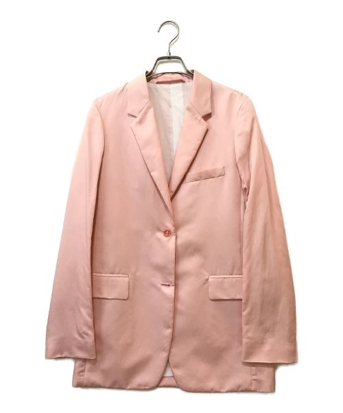 LEMAIRE（ルメール）LEMAIRE (ルメール) コットンシルクテーラードジャケット ピンク サイズ:34の古着・服飾アイテム