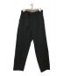 SOPHNET.（ソフネット）の古着「WIDE BELTED BAGGY TUCK TAPERED PANTS」｜ブラック