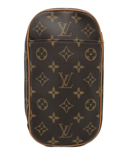 LOUIS VUITTON（ルイ ヴィトン）LOUIS VUITTON (ルイ ヴィトン) ポシェット・ガンジュ ブラウンの古着・服飾アイテム