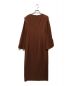 mame kurogouchi (マメクロゴウチ) Asymmetrical Collar Long Dress ブラウン サイズ:2：33000円