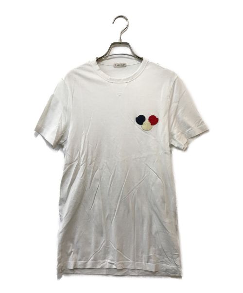 MONCLER（モンクレール）MONCLER (モンクレール) MAGLIA T-SHIRT ホワイト サイズ:Sの古着・服飾アイテム