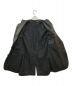COMME CA COLLECTION (コムサコレクション) レザーテーラードジャケット ブラック サイズ:S：7800円