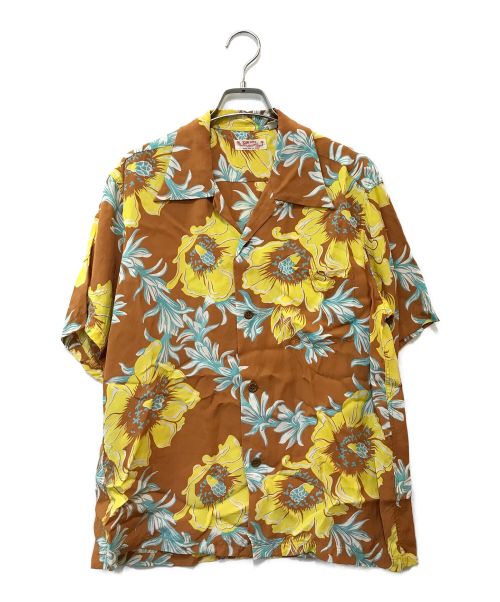 Sun Surf（サンサーフ）Sun Surf (サンサーフ) アロハシャツ ブラウン サイズ:Mの古着・服飾アイテム