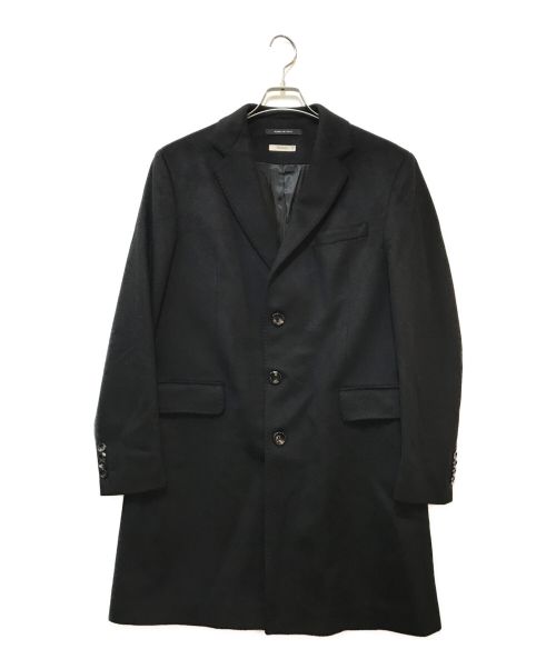 PRANDI（プランディ）PRANDI (プランディ) カシミヤチェスターコート ブラック サイズ:50の古着・服飾アイテム