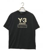 Y-3ワイスリー）の古着「スタックロゴS/STシャツ」｜ブラック