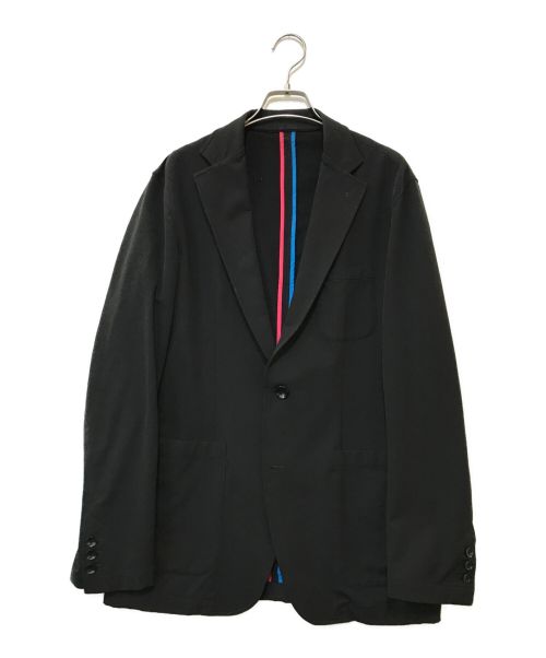 SOPHNET.（ソフネット）SOPHNET. (ソフネット) STRETCH DOUBLE CLOTH MULTI PIPING 2BUTTON JACKET ブラック サイズ:Lの古着・服飾アイテム