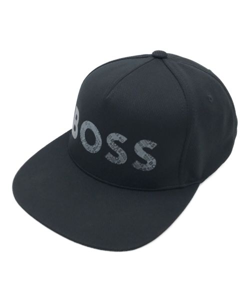 BOSS（ボス）BOSS (ボス) ロゴキャップ ブラックの古着・服飾アイテム
