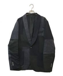 UNITED TOKYO（ユナイテッドトーキョー）の古着「パッチワークジャケット」｜ブラック