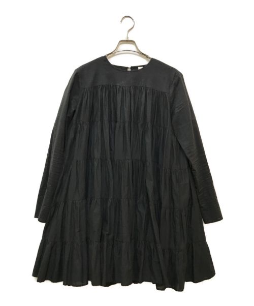 merlette（マーレット）merlette (マーレット) ティアードワンピース ブラック サイズ:XSの古着・服飾アイテム