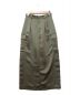 BEAUTY&YOUTH UNITED ARROWS（ビューティーアンドユースユナイテッドアローズ）の古着「ヴィンテージライクサテンカーゴスカート」｜カーキ