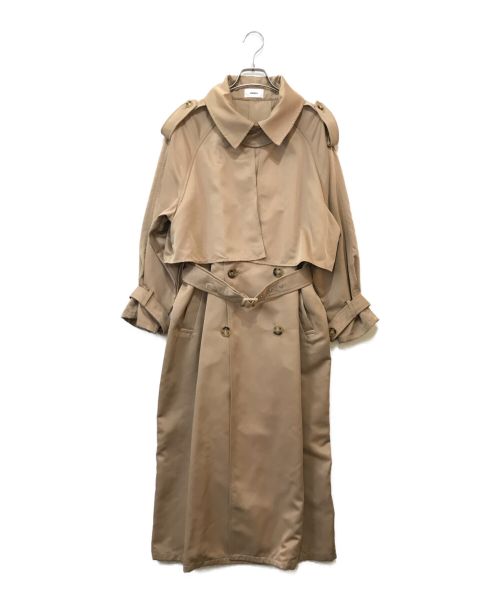 ANIECA（アニーカ）ANIECA (アニーカ) デザイントレンチコート ブラウン サイズ:FREEの古着・服飾アイテム