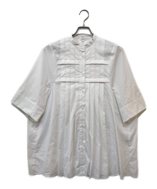 ENFOLD（エンフォルド）ENFOLD (エンフォルド) CENTER DRAPE PULLOVER ホワイト サイズ:38の古着・服飾アイテム