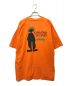 OLD STUSSY (オールドステューシー) シャドーマンプリントTシャツ オレンジ サイズ:XL：10000円