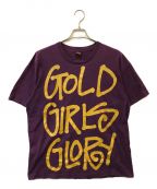 stussyステューシー）の古着「GOLD GIRLS GLORY TEE」｜パープル