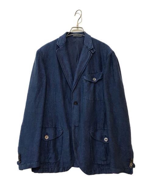 BOGLIOLI（ボリオリ）BOGLIOLI (ボリオリ) CHELSEAコットンジャケット ブルー サイズ:48の古着・服飾アイテム