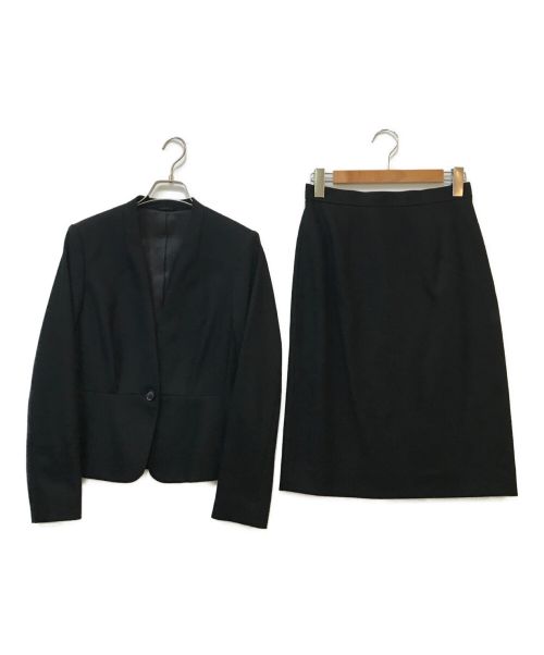 ANAYI（アナイ）ANAYI (アナイ) ウールセットアップジャケット ブラック サイズ:38の古着・服飾アイテム
