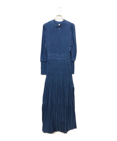 Ameri（アメリ）AMERI (アメリ) REFINED SHIRRING DRESS ブルー サイズ:M 未使用品の古着・服飾アイテム