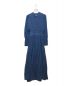 AMERI (アメリ) REFINED SHIRRING DRESS ブルー サイズ:M 未使用品：14800円