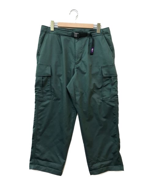 THE NORTHFACE PURPLELABEL（ザ・ノースフェイス パープルレーベル）THE NORTHFACE PURPLELABEL (ザ・ノースフェイス パープルレーベル) Stretch Twill Cargo Pants グリーン サイズ:34の古着・服飾アイテム