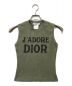 Christian Dior（クリスチャン ディオール）の古着「ノースリーブカットソー」｜カーキ