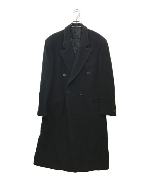 VERSACE（ヴェルサーチ）VERSACE (ヴェルサーチェ) ダブルコート ブラック サイズ:52の古着・服飾アイテム