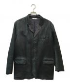 COMME des GARCONS SHIRTコムデギャルソンシャツ）の古着「製品加工ピッグレザージャケット」｜ブラック