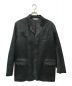 COMME des GARCONS SHIRT（コムデギャルソンシャツ）の古着「製品加工ピッグレザージャケット」｜ブラック