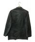 COMME des GARCONS SHIRT (コムデギャルソンシャツ) 製品加工ピッグレザージャケット ブラック サイズ:-：9800円