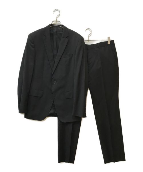 BOSS HUGO BOSS（ボス ヒューゴボス）BOSS HUGO BOSS (ボス ヒューゴボス) 2Bスーツ ブラック サイズ:46の古着・服飾アイテム