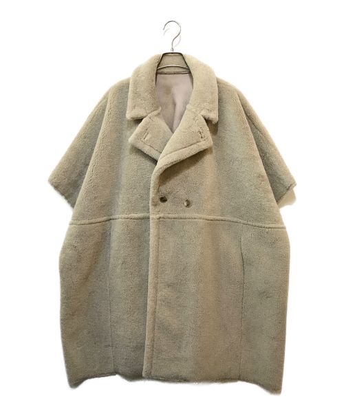 Ameri（アメリ）Ameri (アメリ) REVERSIBLE BOA PONCHO COAT グレー サイズ:F 未使用品の古着・服飾アイテム