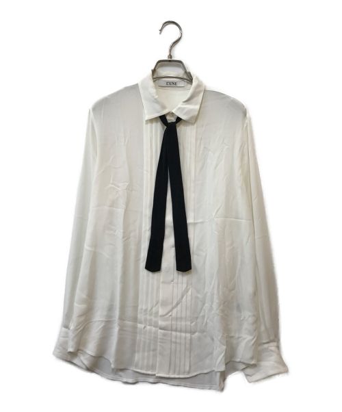 L'UNE（リュンヌ）L'UNE (リュンヌ) Dress Shirts with Silk Tie ホワイト サイズ:38の古着・服飾アイテム