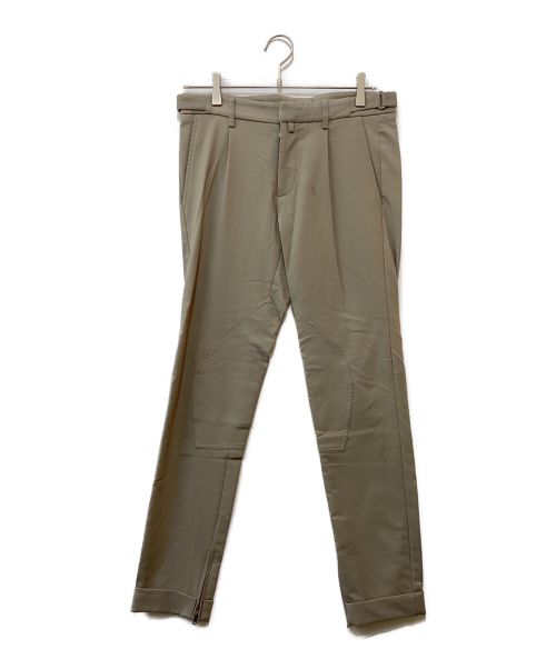 GUCCI（グッチ）GUCCI (グッチ) サイドジップタックパンツ グレー サイズ:44の古着・服飾アイテム