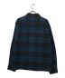 TENDERLOIN (テンダーロイン) オープンカラーチェックシャツ ブラック×ブルー サイズ:M：7800円