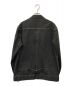 UNFOLLOW (アンフォロー) ワードローブデニムジャケット ブラック サイズ:3：5800円