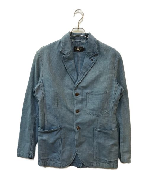 RRL（ダブルアールエル）RRL (ダブルアールエル) 3Bテーラードジャケット ブルー サイズ:Mの古着・服飾アイテム