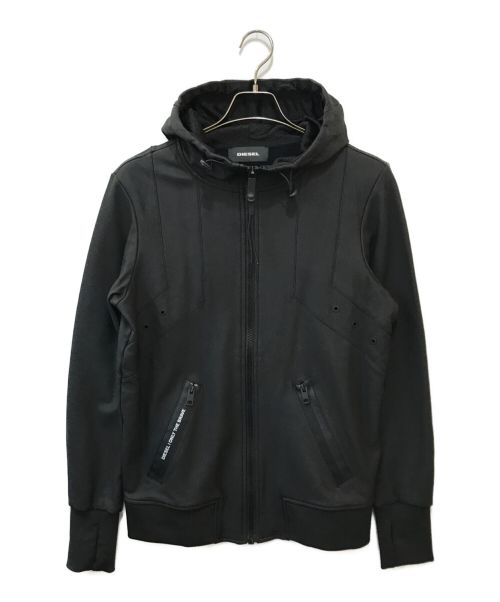 DIESEL（ディーゼル）DIESEL (ディーゼル) ジップアップジャケット ブラック サイズ:XSの古着・服飾アイテム