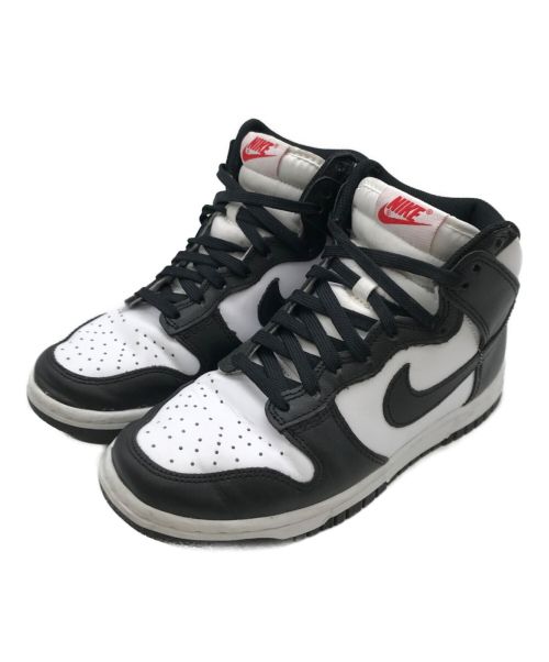 NIKE（ナイキ）NIKE (ナイキ) DUNK HIGH ホワイト×ブラック サイズ:22.5の古着・服飾アイテム